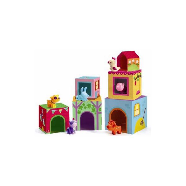 topanifarm-djeco-set-di-costruzioni-cubi-con-animali-eta-18-mesi-dj09108 3